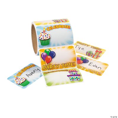 Birthday Name Tags