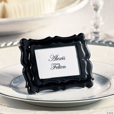 Black Mini Place Card Frames