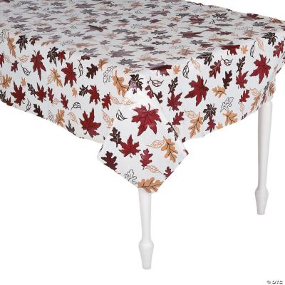 Fall Leaves Tablecloth Roll Oriental Trading