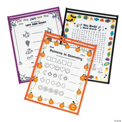 Halloween Dry Erase Sleeves