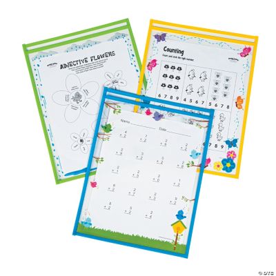 Spring Dry Erase Sleeves