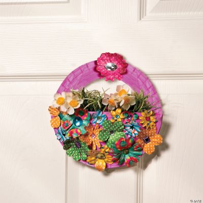 Paper Plate May Day Baskets