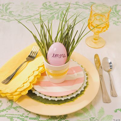 Easter Egg Place Setting