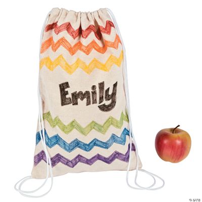 DIY Drawstring Backpacks 48 pcs. Oriental Trading
