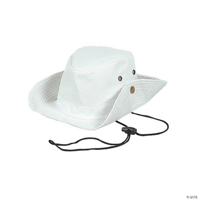 DIY White Adventure Hats For Kids