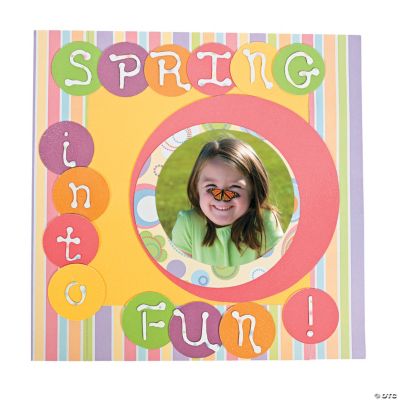Spring Into Fun Scrapbook Page