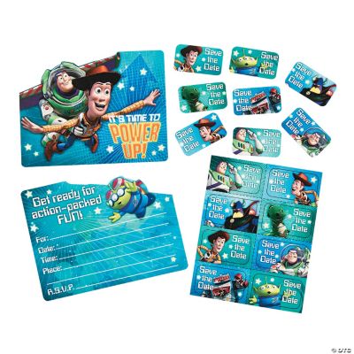 Toy Story Game Time Birthday Party Invitations