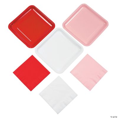 Mega Valentine’s Day Plates & Napkins Pack