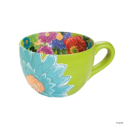 Ceramic Tea Cup Flowerpot