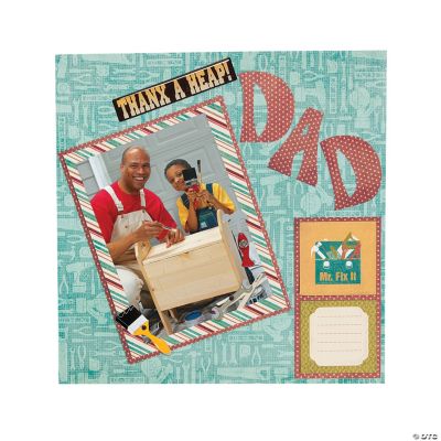 Father's Day Scrapbook Page