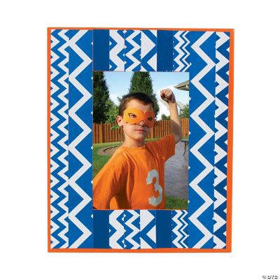 Blue Chevron Frame