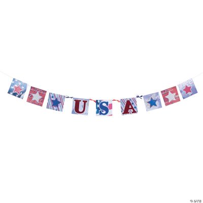 Patriotic Square Banner