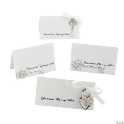 “You Hold the Key to My Heart” Place Cards