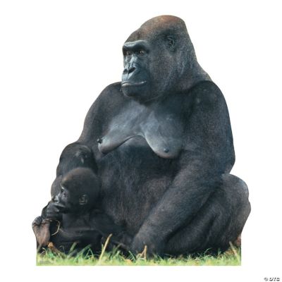 Gorilla Mom & Child Stand-Up