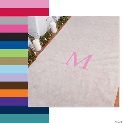 Monogrammed Aisle Runner