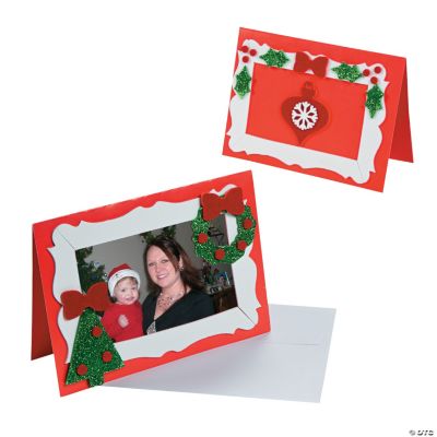 Christmas Card Craft Kit - Oriental Trading - Discontinued