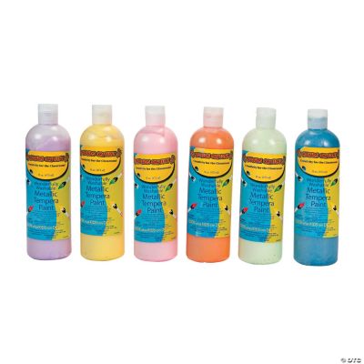 Metallic Washable Tempera Paint, Craft Paint, Craft Supplies, Craft
