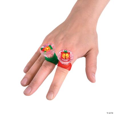 LightUp Christmas Rings, Rings, Novelty Jewelry, Costumes, Accessories & Jewelry, Party