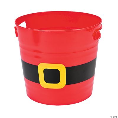 Santa Buckets, Pails & Baskets, Party Decorations, Party Supplies