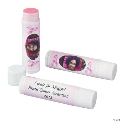 Custom Photo Breast Cancer Awareness Lip Gloss