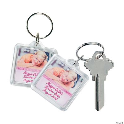 Custom Photo Breast Cancer Awareness Key Chains
