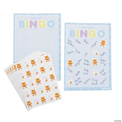 Teddy Baby Blue Bingo Game