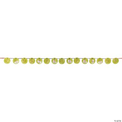 Ba Ba Baby Circle Ribbon Banner