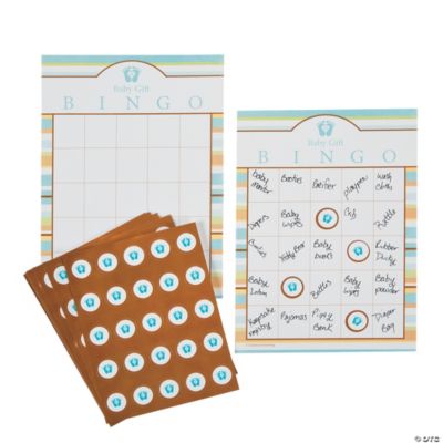 Tiny Toes Blue Bingo Game