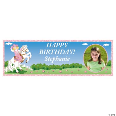 Small Pink Cowgirl Party Custom Photo Banner