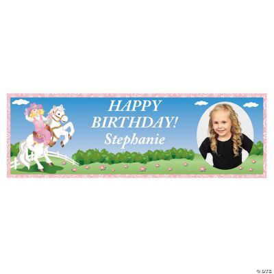 Medium Pink Cowgirl Party Custom Photo Banner