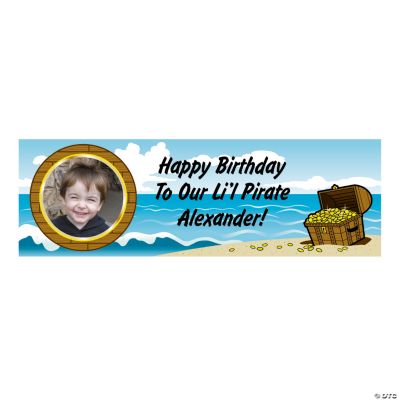 Personalized Pirate Photo Banner
