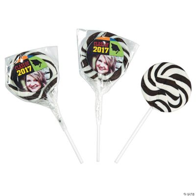 “Class Of” Custom Photo Swirl Pops