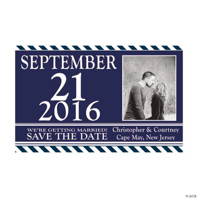 Custom Photo Nautical Wedding “Save The Date” Magnets