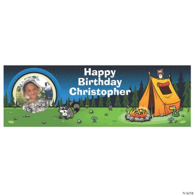 Small Camp Adventure Custom Photo Banner