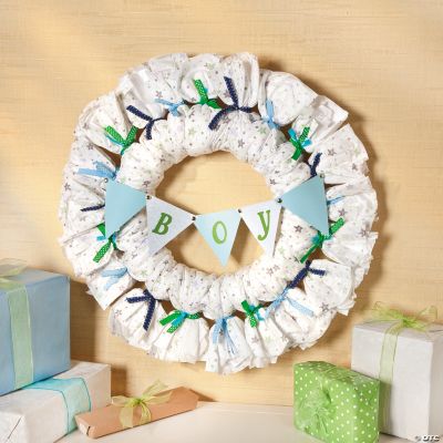 Diaper Wreath