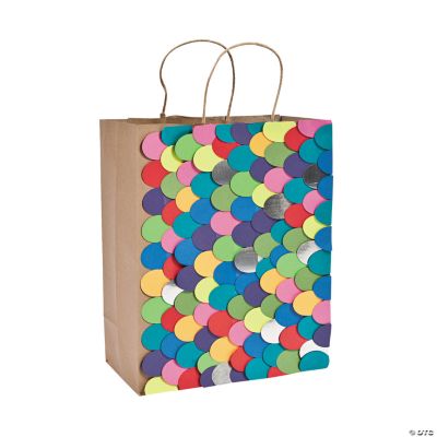 Multicolor Scales Brown Bag