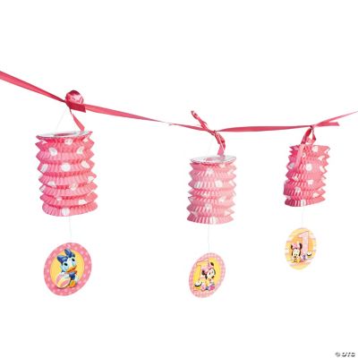 Minnie Mouse 1st Birthday Lantern Garland