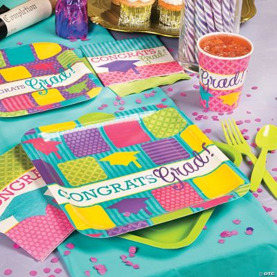 Neon Grad Party Supplies