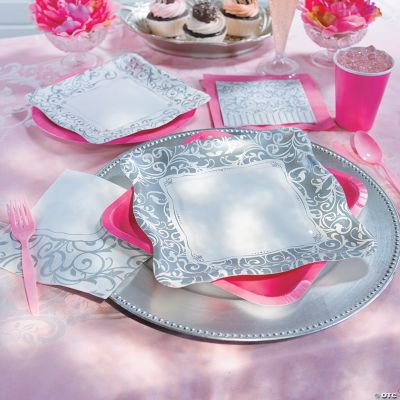 Silver Swirl Party Supplies