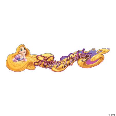 Tangled Sparkle “Happy Birthday” Banner