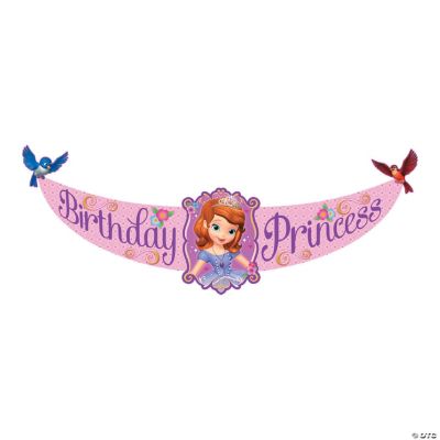 Sofia The First Birthday Banner