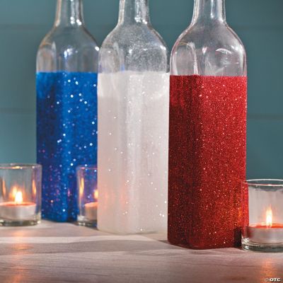 Patriotic Glitter Jars