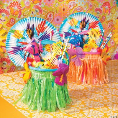 Hula Skirt Favor Bags