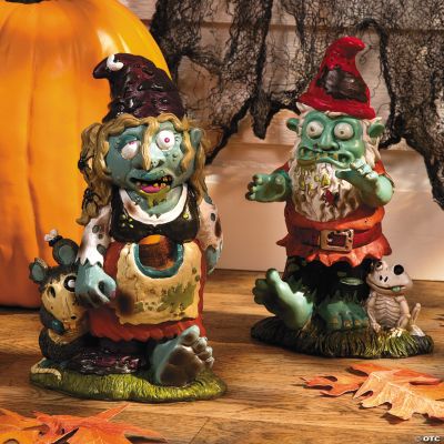 Zombie Gnome Couple