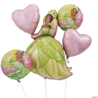 Princess Tiana Mylar Balloon Bouquet