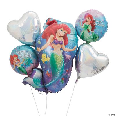 Little Mermaid Mylar Balloon Bouquet