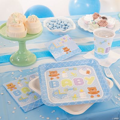 Teddy Baby Blue Party Supplies