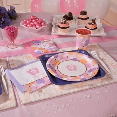 Tiny Toes Pink Party Supplies