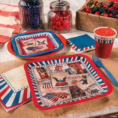 Vintage Patriotic Party Supplies