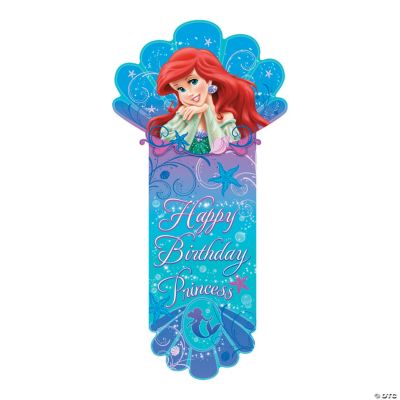 Little Mermaid Sparkle Birthday Banner